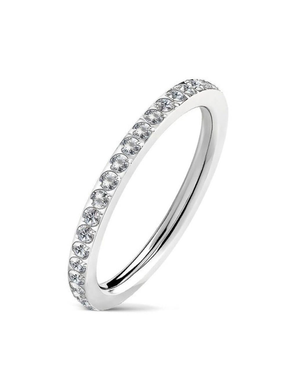 New stainless steel‎ eternity ring size 9